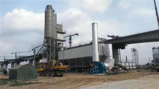 جودة  40-400TPH Asphalt Batch Mix Plant With Hot Aggregate Bin Fully Automated مصنع
