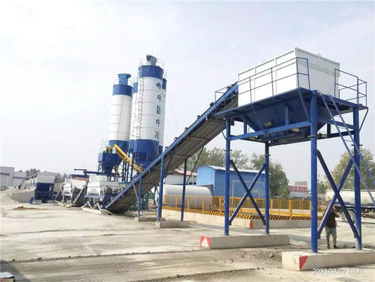 التحكم الآلي محطة خلط التربة الثابتة محطة بناء الطرق 115KW-200KW