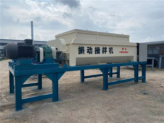 استقرت أجزاء مصنع خلط التربة آلة خلاط أفقي تهتز نوع 55KW × 2