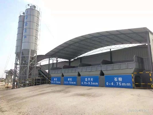 WDJ300/400/500/600 محطة خلط التربة المتنقلة صيانة مريحة